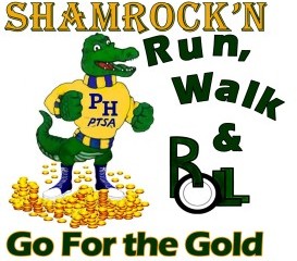 Perry Hall HS PTSA Shamrock’n Run, Walk & Roll – Go For the Gold!